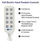 Medacure Expandable Bariatric Hospital Bed, Fully Electric with ProEx 48 Mattress  Maple MC-LXBARIMP1KA - alternate 5